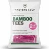 Masters Bamboo Graduated Tees – Pink 2.25” / 57mm Long – Pack Of 20