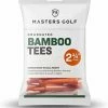 Masters Bamboo Graduated Tees – Orange 2.75” / 70mm Long – Pack Of 20